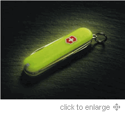 Glow in the dark Swiss Army knife