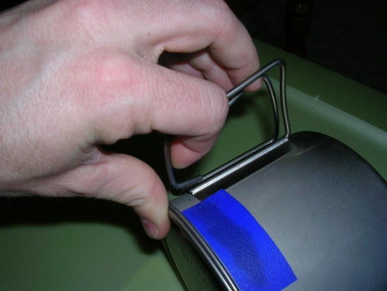 One side separated