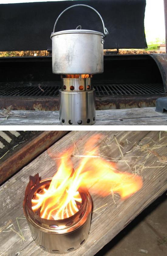 Clean flame with "jet" appearance