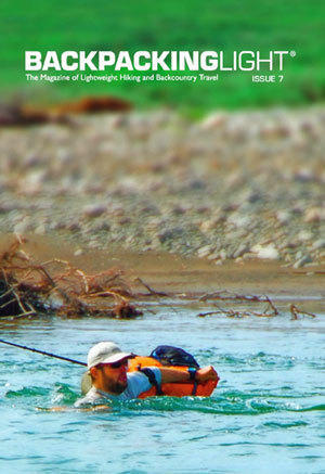 Jason Geck swimming the Ipnavik River in the Western Arctic, June 2006. Photo by Roman Dial.