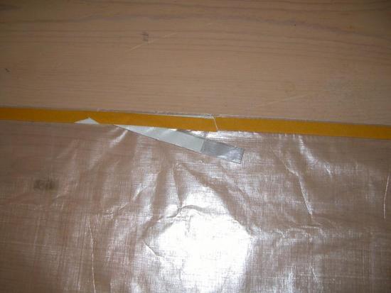 Tape seam