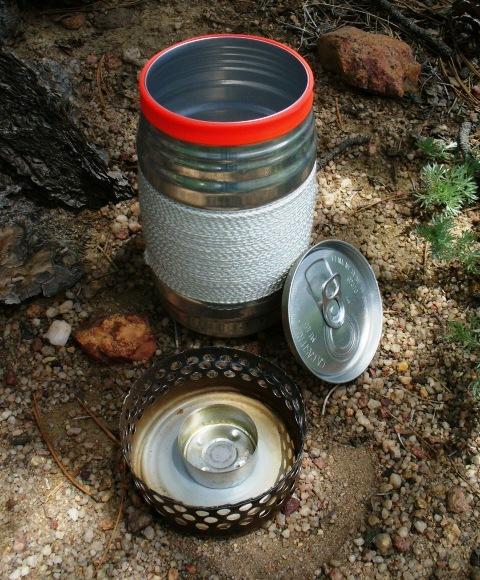 Heineken beer pot w/lid ...cat food stand and tea candle burner