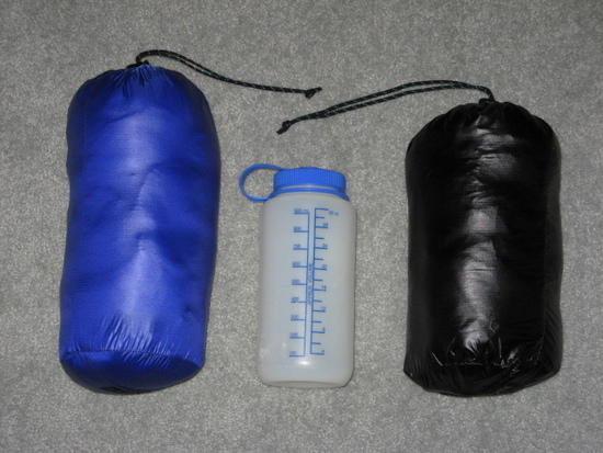 Parka, 1 qt. nalgene, pants