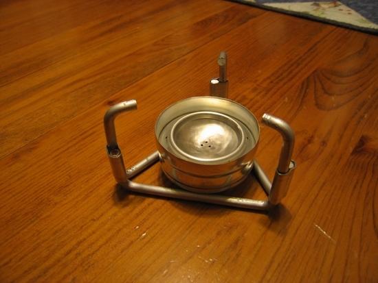 Assembled with stove