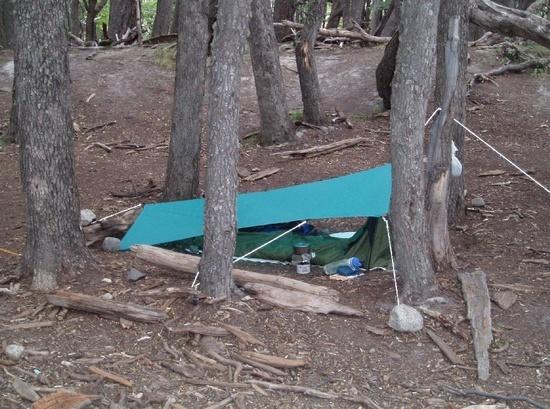 Unishelter under 8x5 siltarp