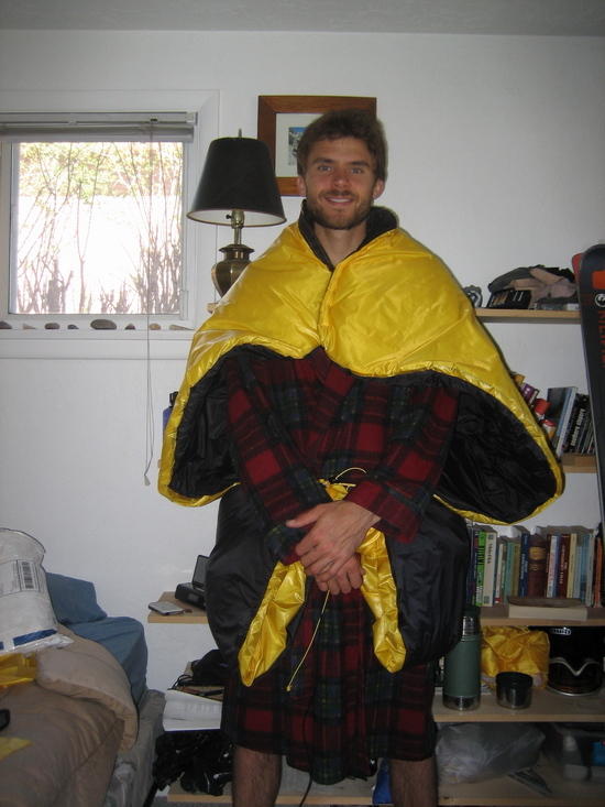 Me w/ the quilt on in The Narrows