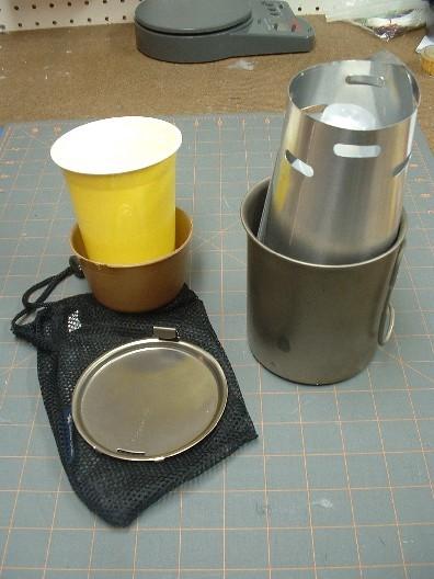 stove and fuel bottle still in ths cup
