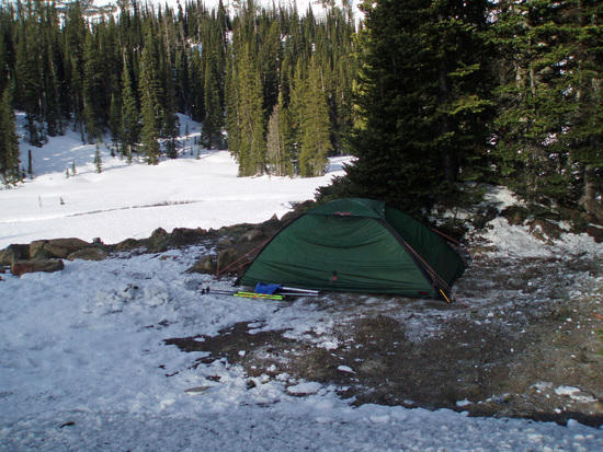 Hilleberg Unna Little Lake Caroline May 2007 Alpine Lakes Wilderness