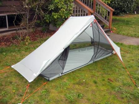 Front view with vestibule rolled up