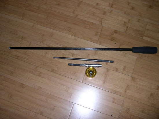Pole attachment taken down