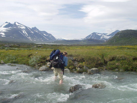 Typical ford near Lietjitjaure