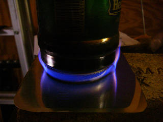 flat surface CFV burn
