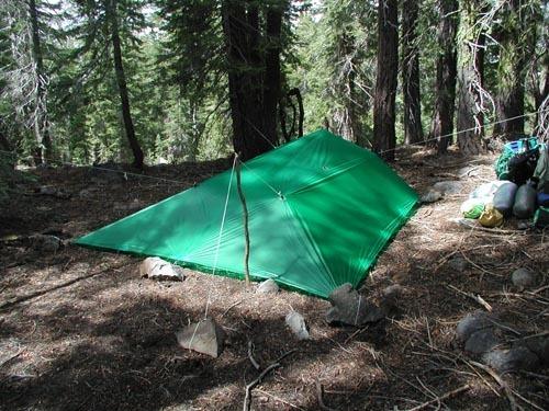 Outward Bound Instructor Tarp Setup