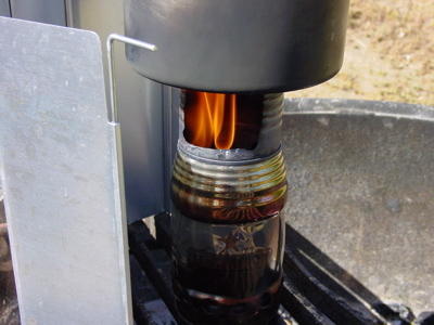 Cookin' with (wood-) gas.