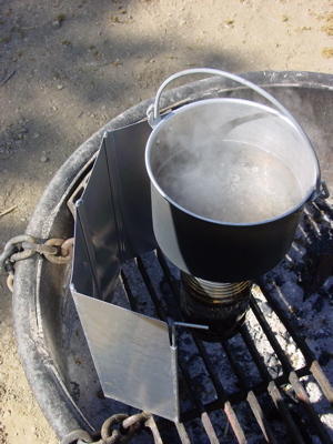 Boiling a pint of water in under 11 minutes.