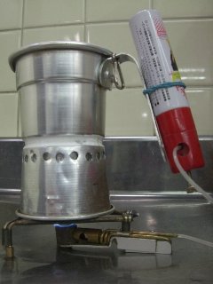 I set it at time of the spray bottle upside down