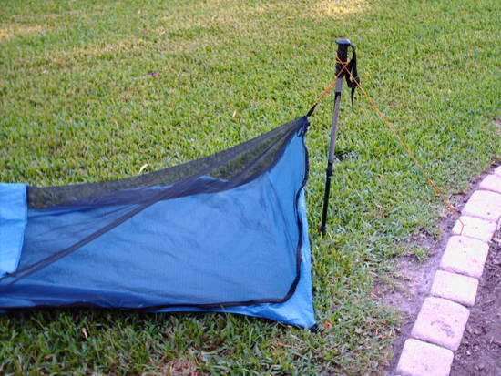 close-up of netting