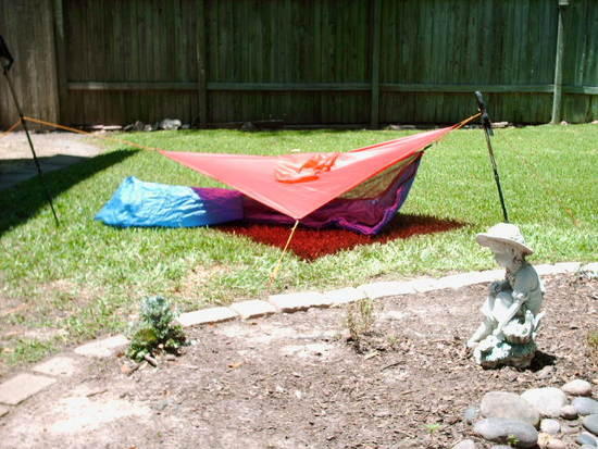 tarp and bivy in storm configuration