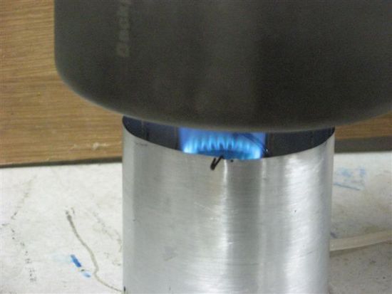 Flame out of burner