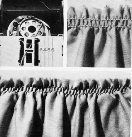 Elastic on the bobbin