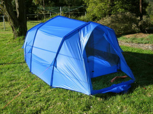 tent with CF poles