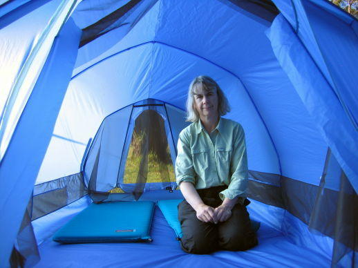 Inside view of tent