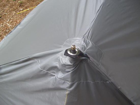 the interesting adaptation for trekking poles and a beak... not too worried about the small leak...