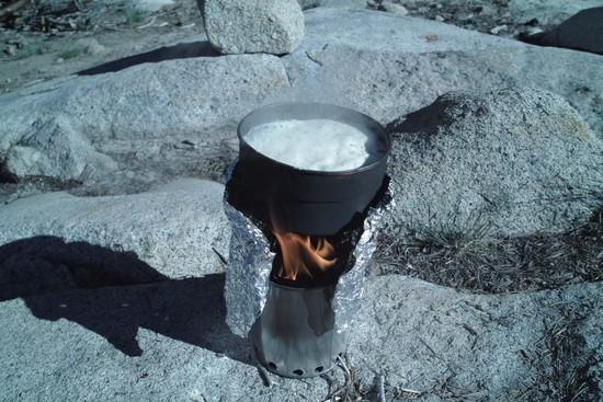 Pot with silicon tape