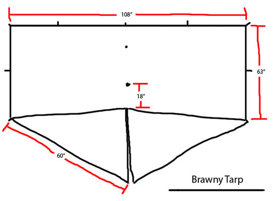 Brawny Tarp Dimensions