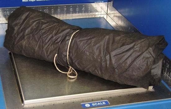 Tent on scale