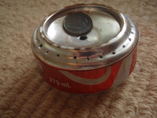 stove with coin