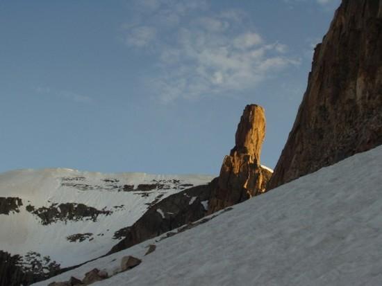 Treasury Mountain and Sawtooth on the right