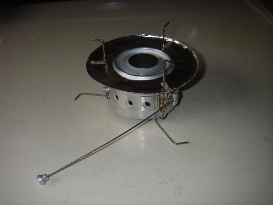 Packfeather Stove with reflector