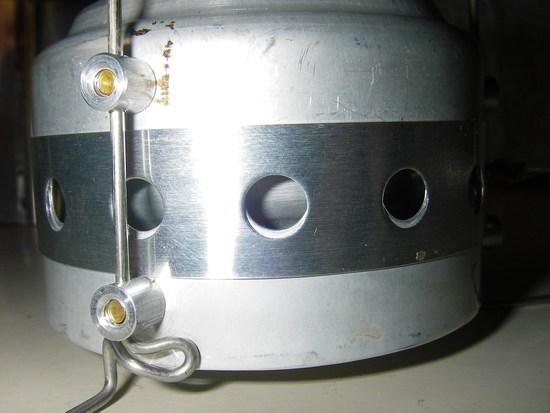 Packfeather Stove intakes open