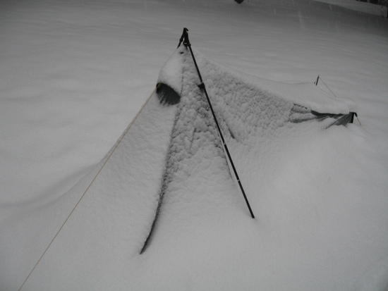 4" of Snow Front View of SubLite