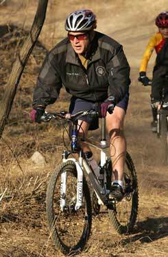 Bush on Mountain Bike