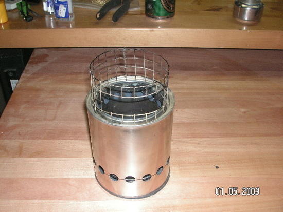 Woodstove assembled