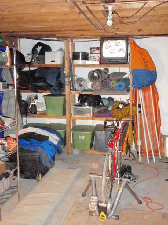 bins, pads and tents