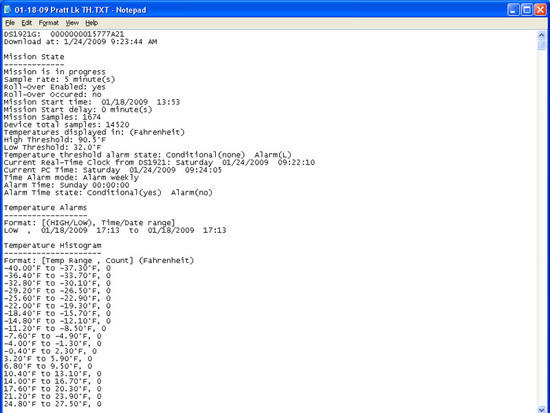 ibutton data file