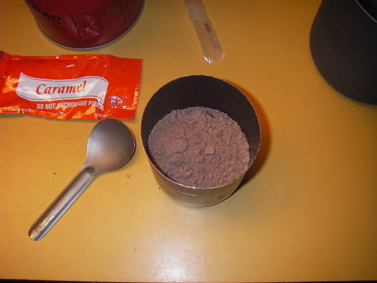 Betty Crocker mix in cup