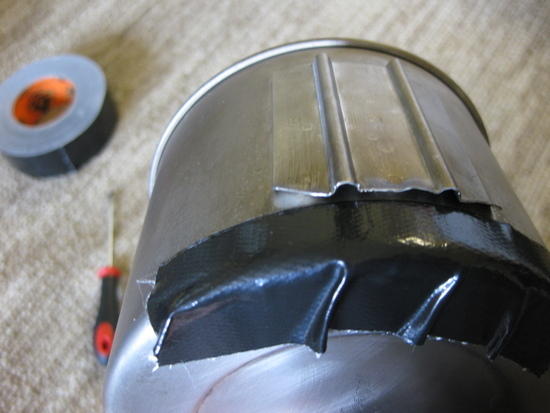 removing Spot Weld on Titan Kettle