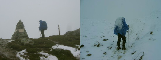 Ponchos in bad weather