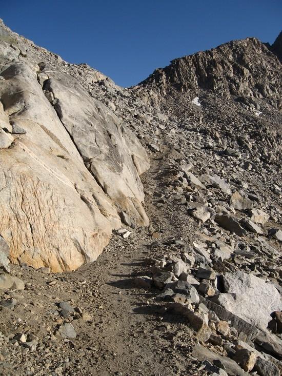 Almost to the top of Mather Pass