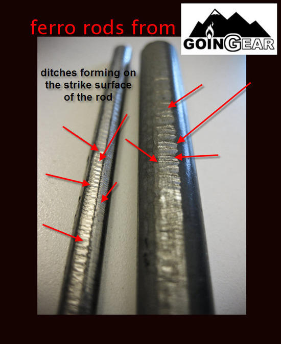 ditches in ferro rod