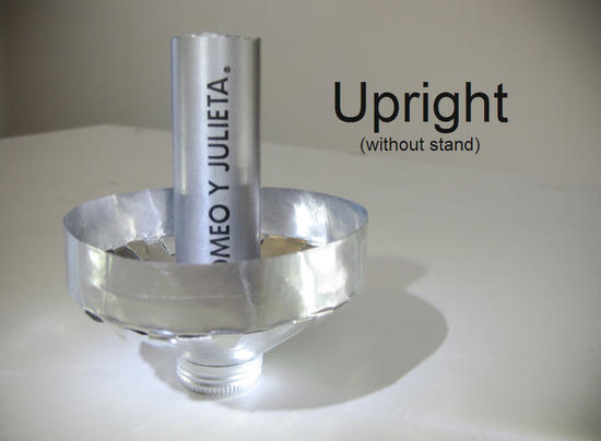 upright