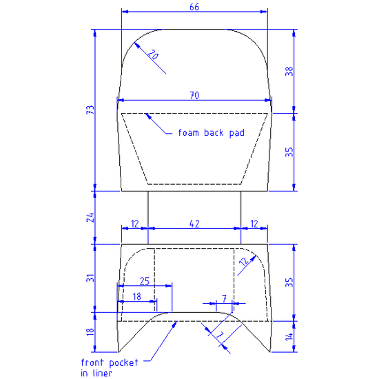 courier pack pattern