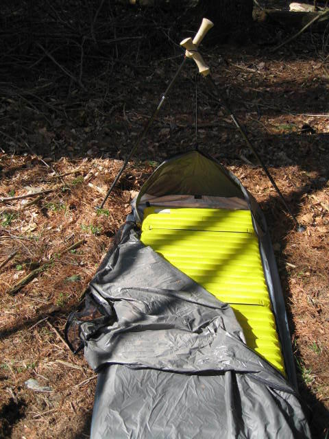 Regular NeoAir in MLD Soul Side Zip bivy
