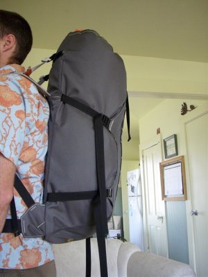 Pack, side view