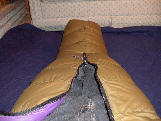 inside unzipped
