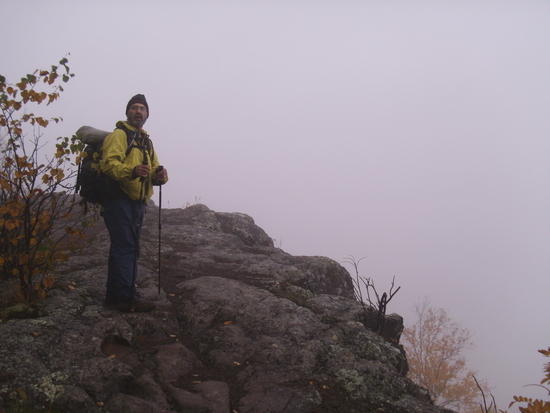 Dad over cliff